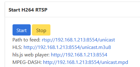 Where and how to start the RTSP server for the hacked firmware on the Wyze Cam v2