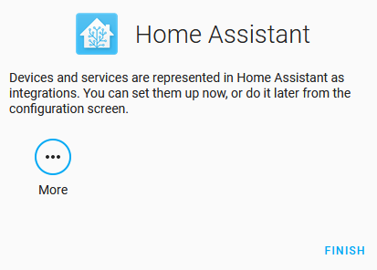 Home Assistant Configuration - Optionally Setting Up Devices and Integration During the Initial Setup