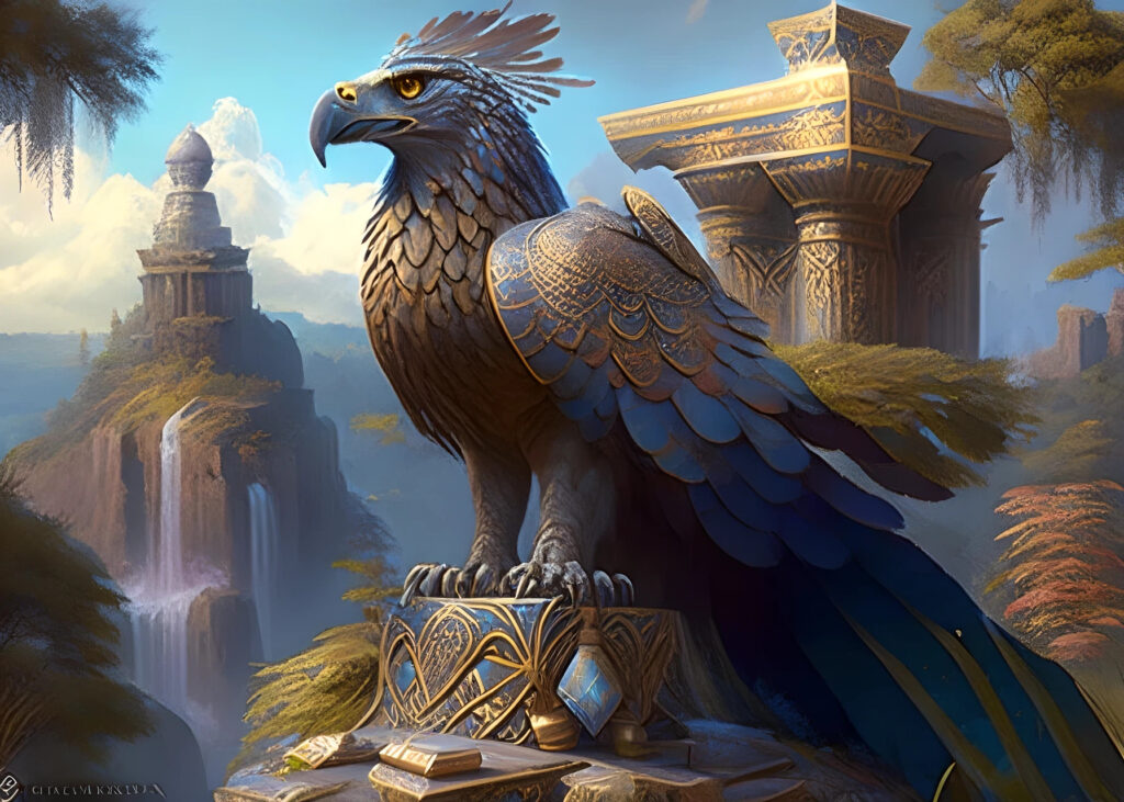 This enigmatic monstrosity was a benevolent being, exhibiting wisdom and erudition of unparalleled scope. As it roamed the land, sentinel-like, it communicated fluidly with all creatures great and small. In its presence, harmony reigned supreme among fauna and fowl alike