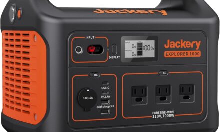 Camping Gear: Jackery Explorer 1000 Portable Power Station